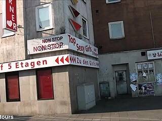 exploring sights along reitwallstrasse in hannover germany