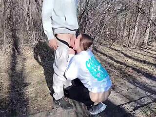 curvy wife fucked hard by big cock hubby in public shower and camp