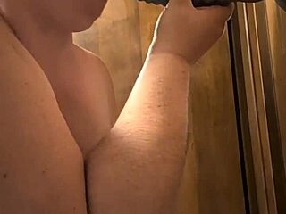 Watch BBW Gagging Puking on Monster Dildo Blindfolded Choking Deepthroat