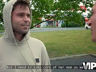 mature milf cheats with boyfriends friend craving his monster cock inside her shaved pussy