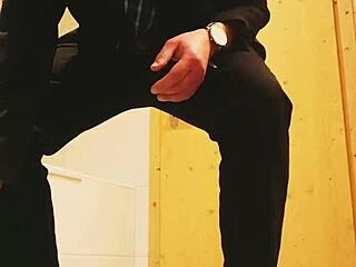 Business Suit Hides Secret Foot Tease and Costume Play