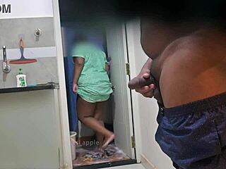 Hidden Cam Captures Dick Flashing to Maid Sushmitha Non-Stop!