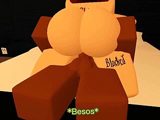 roblox pals bond with horny latina teen cowgirl riding big tits bounce