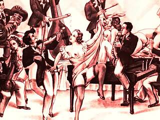 explore vintage erotic art from retro antique collections