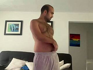 Close-Up Home Dance Party Solo Show with Music Beats