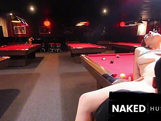 Milf Baddie Slut Scores Married Pussy at Pool Hall with Huge Cock!