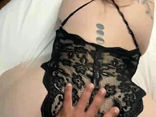 Fucking this fat latina's pussy while fingering her tight asshole!