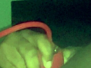 Ftm Crossdresser Films Tanned Solo Fetish Play With Homemade Trans Cock Tease