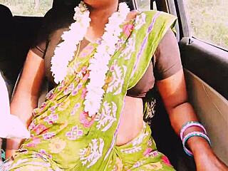 indian aunty fucks english boy hard with dirty telugu talk and big natural tits bouncing