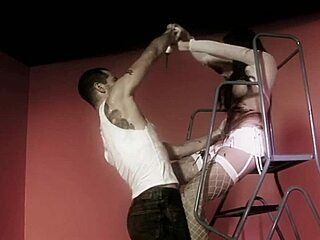 rough fucking drenched in messy chocolate cum