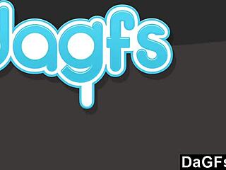 Skinny Young Blonde Gets Oiled Massage with Vibrator on Small Tits