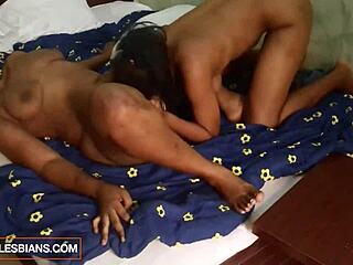 yo these amateur bbw ebony bffs strip down lick each others pussies right in front of that american tourist wild right