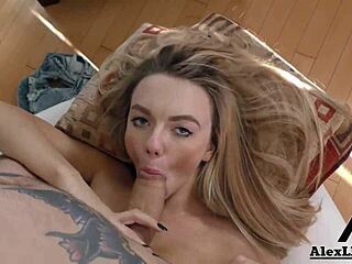 Amateur Diva Molly Mae Deepthroats and Gets Facial from Alex Legend