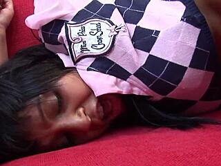 Euro babe's massive knockers bounce in rough hardsex pounding