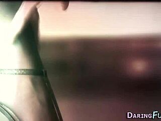 euro babe in heels rides monster cock to classy cumshot finish