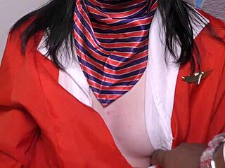 British amateur lexi lush deepthroats monster black cock in uniform