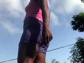 Crazy Bitch Pounds Pussy During Family Weekend Stay