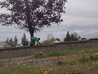 Practicing Private Indoor Exercise Routine Outdoors for the Third Time