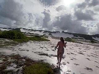 oh my petite latina got depilated and vazou banging her big clit ass