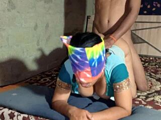 desi village bhabhi rides husband's cock hard in homemade sex session