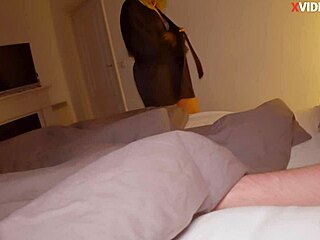 stepmom fights husband then sucks stepsons small cock cums in mouth 😈💦