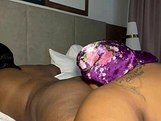 Damn girlfriend, your tongue deep in my huge black ass feels so good!