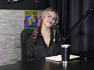 Naomi Campos Details Porn Origin Fanfic DP in Sheer Red Lingerie