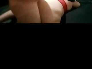 roommate brunette chubby wife gags on hubby's cock bed choke deepthroat wet tits