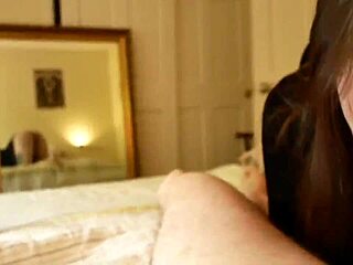 Perfect Goth Girl Delivers Sloppy Cum-Filled Blowjob