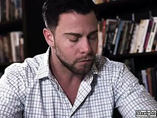 Sexaddict Strips Before Counselor Craving His Cock Deepthroat