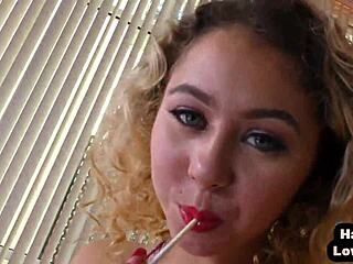 petite teen talks dirty stroking your hard cock pov?