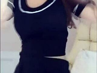 chi danny teases with sexy webcam dance