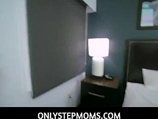 stepmom candice dare wakes up horny giving stepson morning blowjob then bends for taboo ass pounding pov