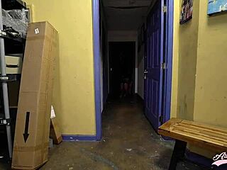 Mistress Alina Angel Strap-On Fucks Employee's Tight Ass