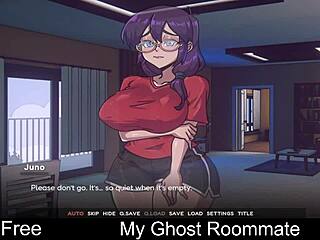 yo ghost roommate you eyeing my natural tits for erotic dorm games??