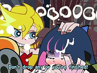 zone mini loops flash garter panties stockings with oops spanking briefs