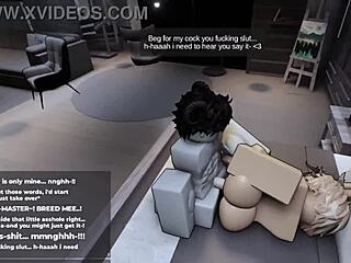 Brutal Roblox Femboy Pounding He Begs More