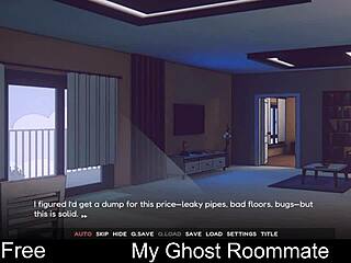 yo ghost roommate you eyeing my natural tits for erotic dorm games??