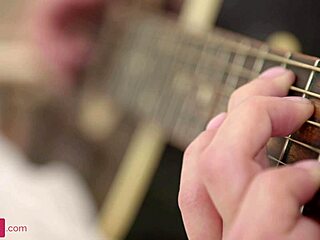 hey, strumming guitar leads straight to hot asian teen pussy riding and cumshots