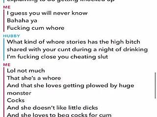 snapchat sexting turns into real cuckolding for oblivious husband?