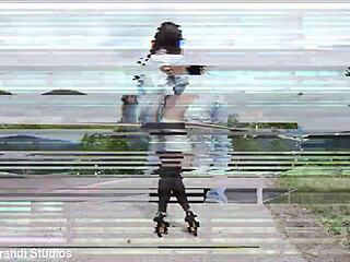 imagine kristy black's bbc balls deep anal atm dap gapes