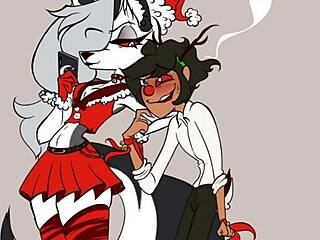 helluva boss celebrates a white christmas with the crew