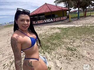 Huge Dick Stretches Cute Stepsis Kharlie Stone Hardcore!