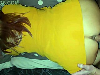 Chubby Blonde Stepmom Spreads Legs and Gives Pussy Close-Up!