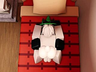 ralsei x asriel 3 rblx slut rides cowgirl blowjob cum on shaved pussy big ass tits