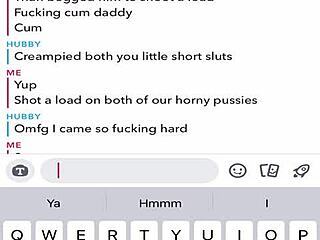 snapchat sexting turns into real cuckolding for oblivious husband?