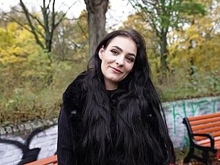 德国星探捡粉逼松奶Alexa狠深喉试镜操