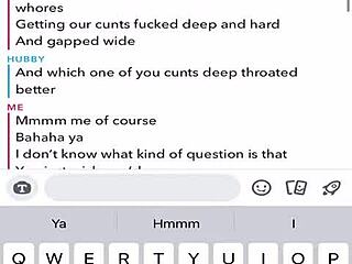 snapchat sexting turns into real cuckolding for oblivious husband?