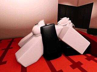 ralsei x asriel 3 rblx slut rides cowgirl blowjob cum on shaved pussy big ass tits