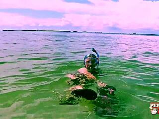 penny pax teases her wet pussy underwater in horny masturbation scene